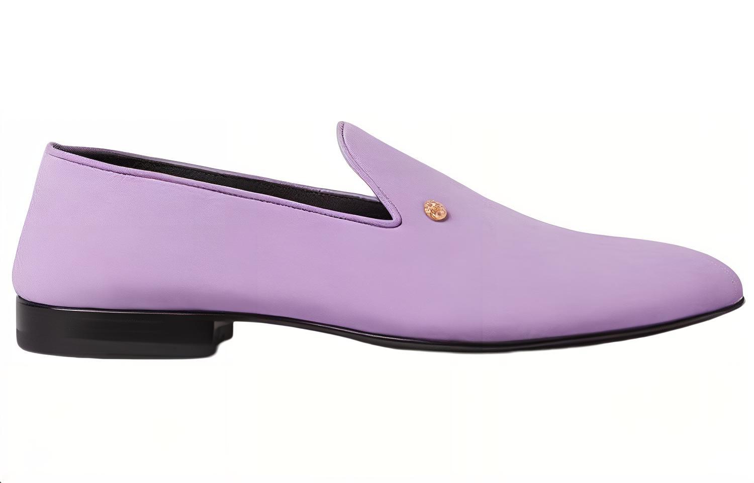 FANSIZHE Loafers Men's Pink Purple