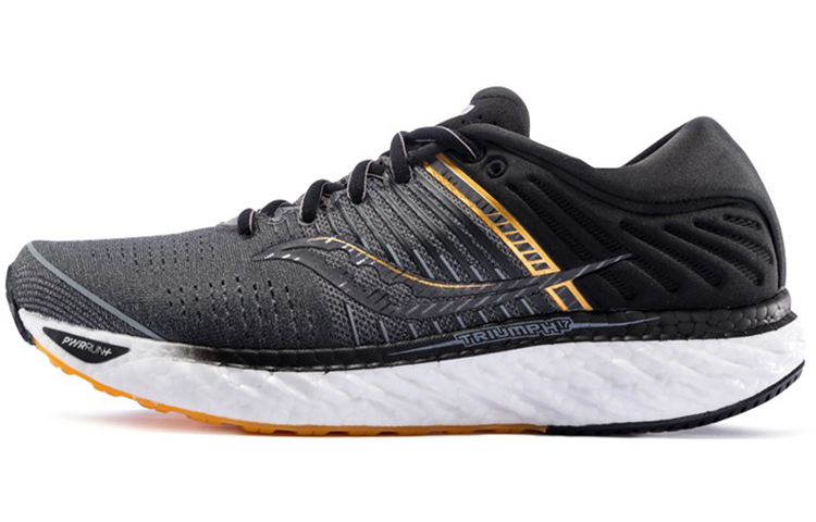 Saucony Triumph Victory 17 Rebound Low Top Running Shoes Men's Gray Black