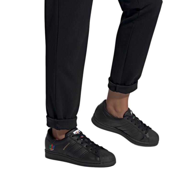 Adidas Originals Superstar 'Black Red Blue' Women's купить в интернет-магазине Yoocart с быстрой доставкой по России.