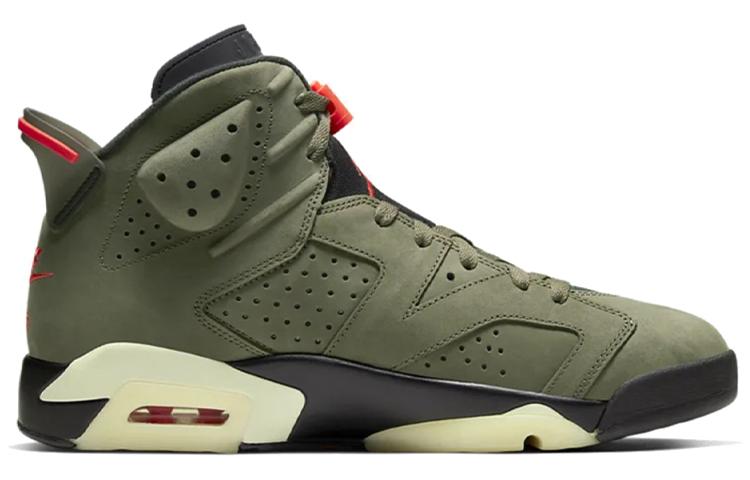 Travis Scott X Jordan 6 Retro Olive купить в интернет-магазине Yoocart с быстрой доставкой по России.