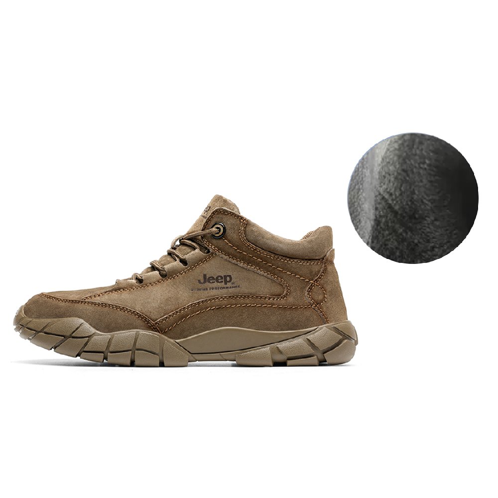 Jeep Low Top Outdoor Shoes Unisex Khaki