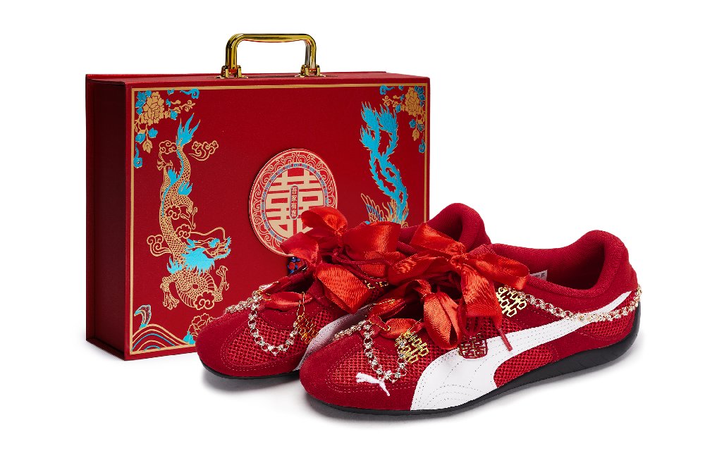 PUMA Speedcat Go Casual Shoes Women's Low top Red Gold