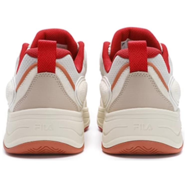 FILA Anti Slip Wear Resistant Low Top Skateboard Shoes Men's White Umber