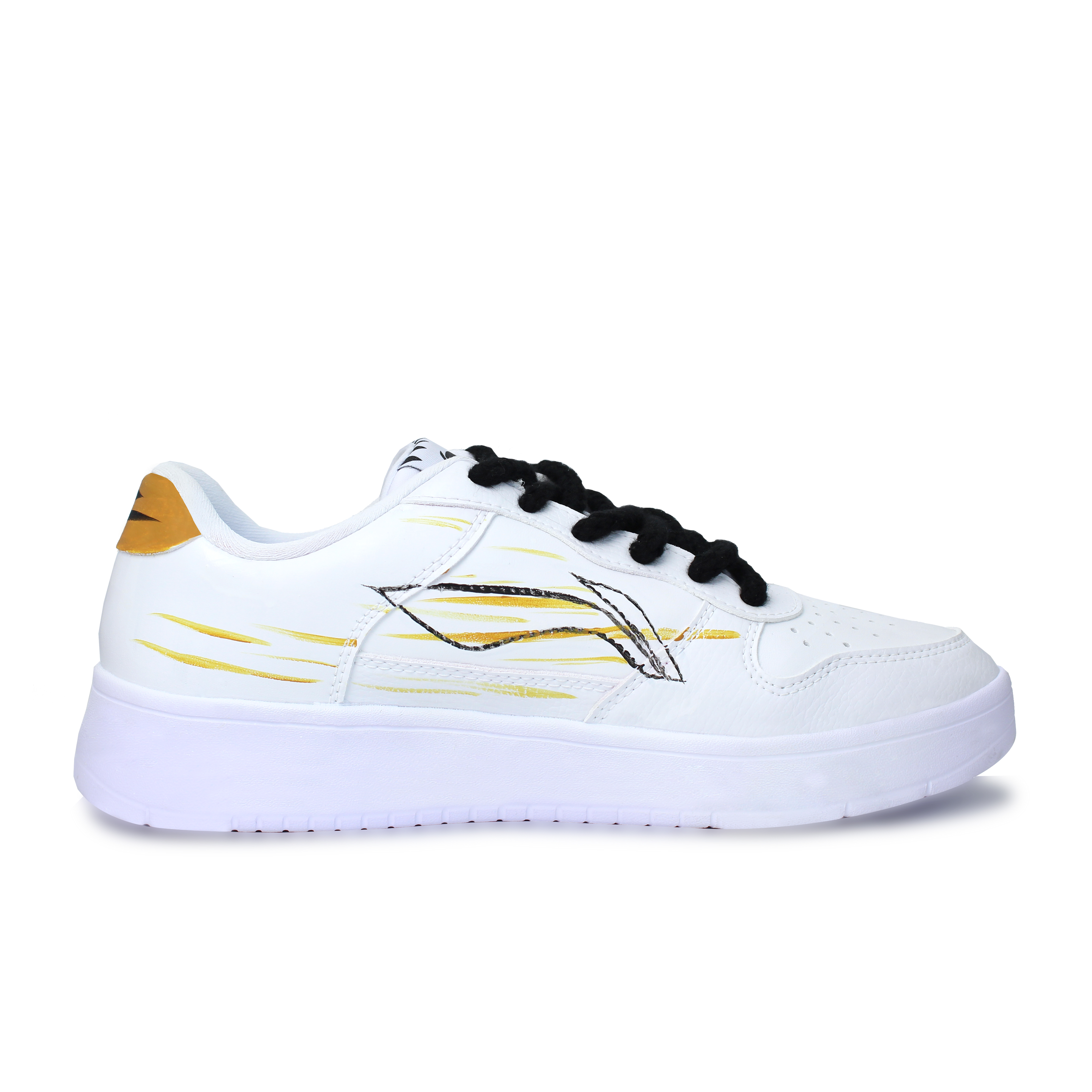 LiNing Pontoon Boats Wear resistant And Lightweight Low top Skateboard Shoes Unisex White