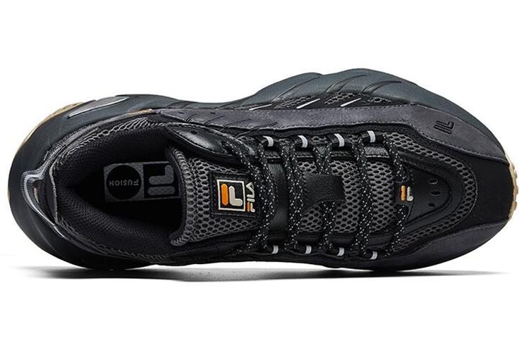 FILA FUSION Ade Casual Shoes Men Low-Top Dark Gray/Black