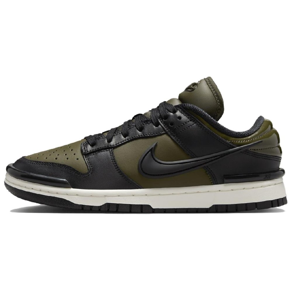 Nike Dunk Low Twist Army Khaki Black Women's