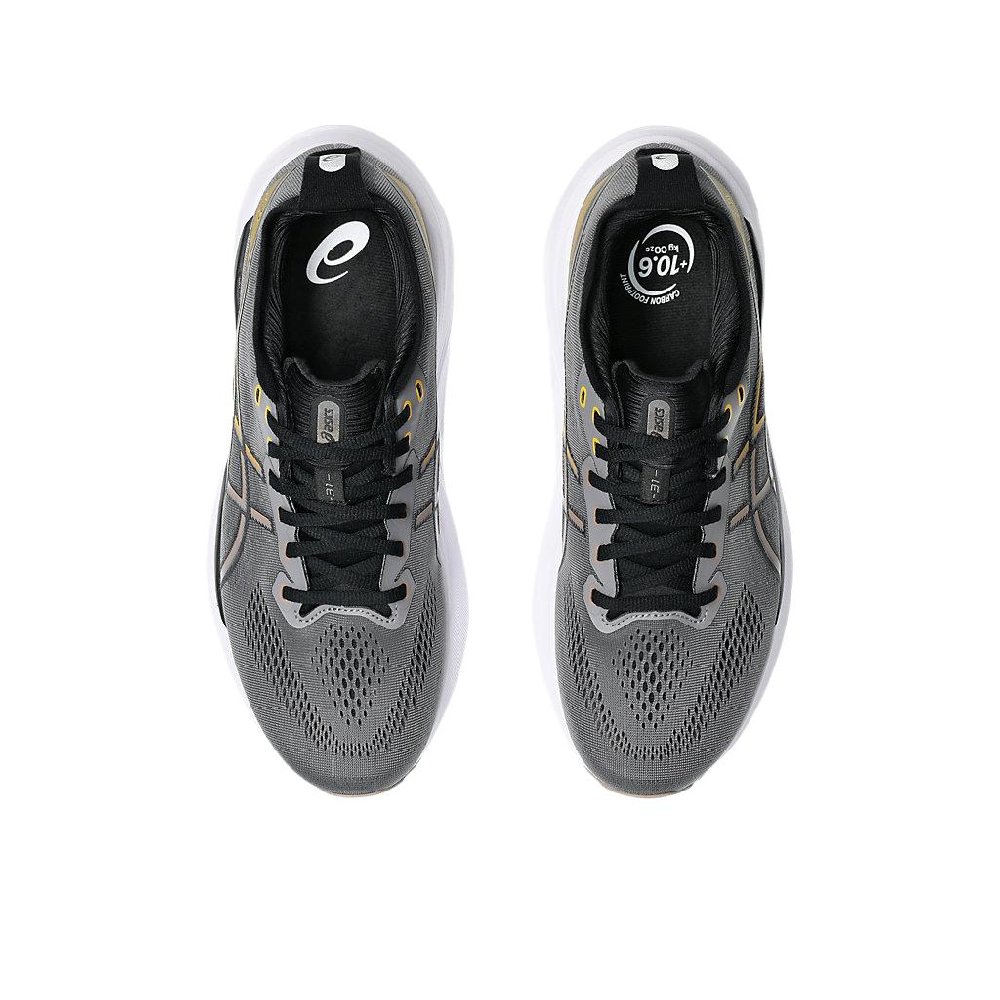 Asics Gel-Kayano 31 Cushioned Slip-Resistant Abrasion-Resistant Low-Top Running Shoes Men's Gray Width