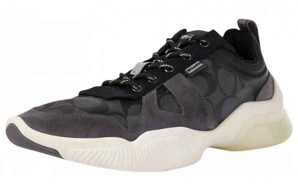 COACH Casual Shoes Men Low-Top Gray