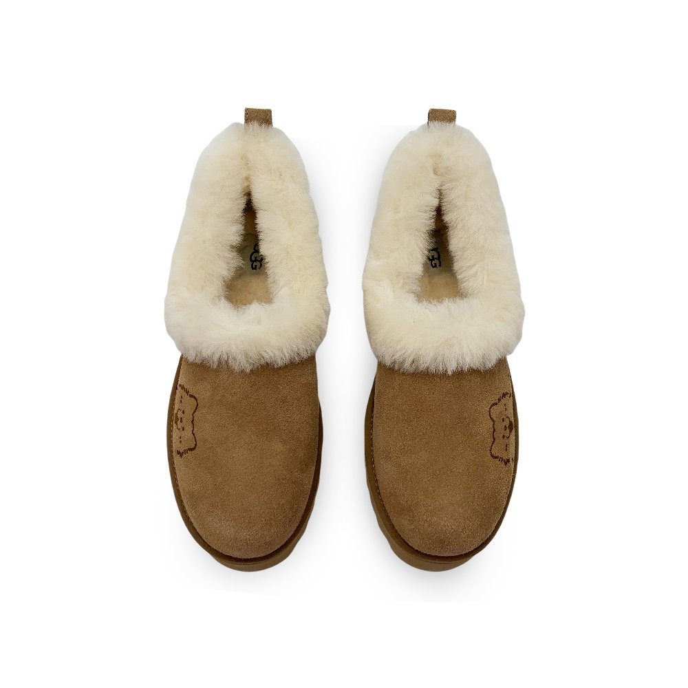 UGG Ankle-Length Snow Boots Women's Light Brown