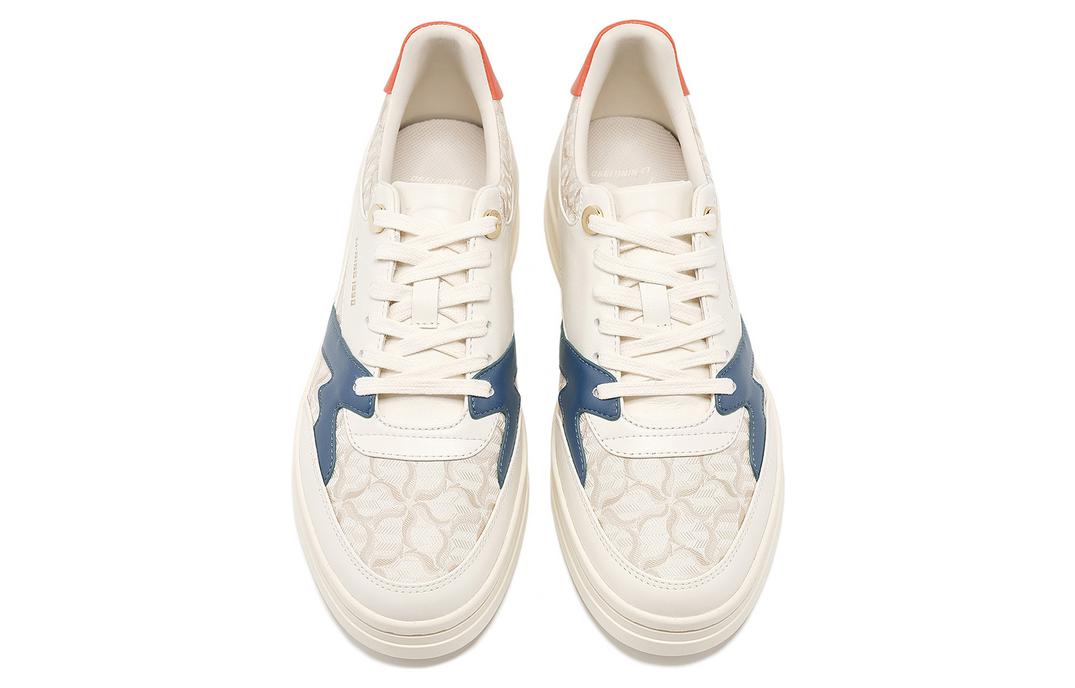 LI NING 1990 Classic Collection Shock Absorbers Low Top Skateboard Shoes Men's White Blue