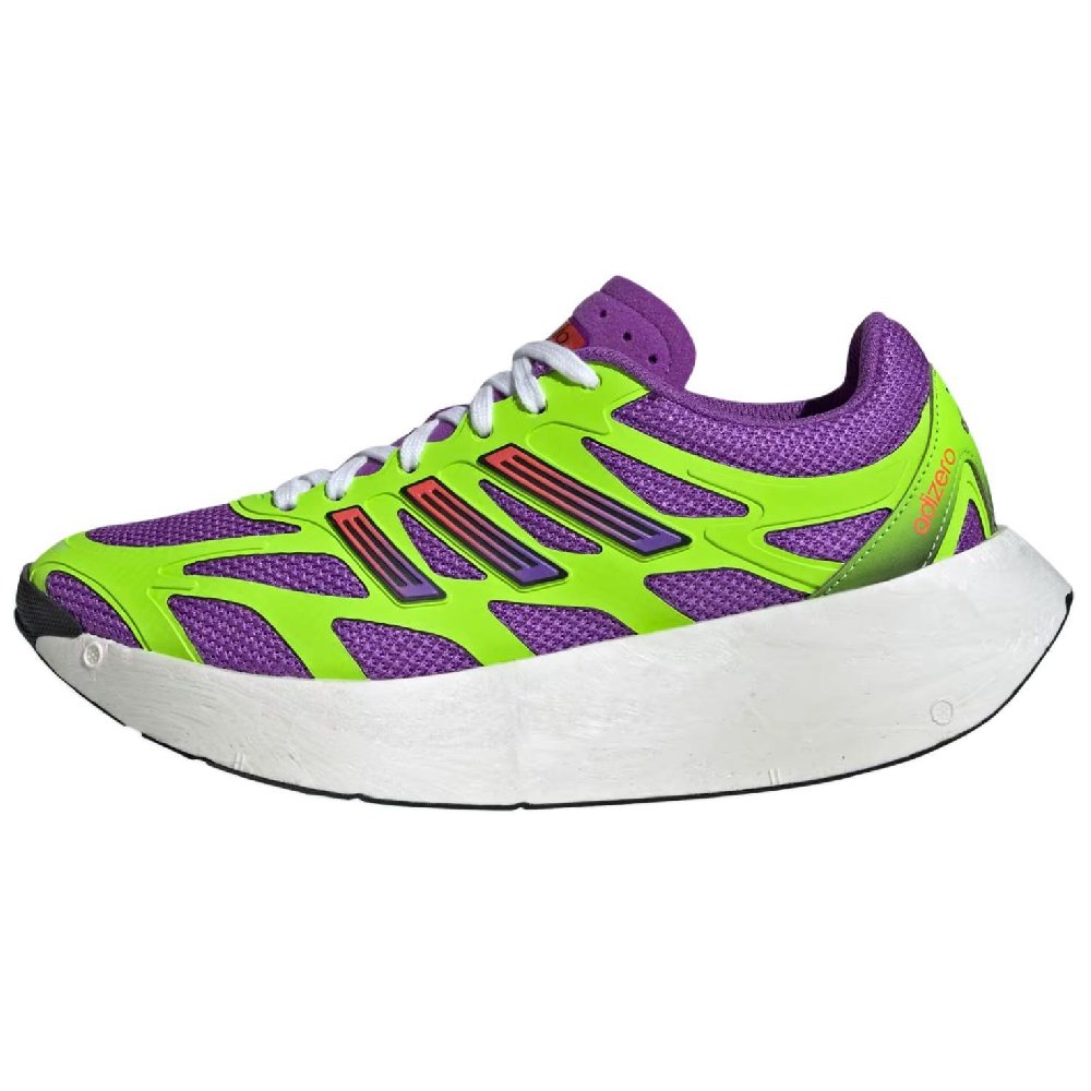 Adidas Adizero Aruku Anti Slip Wear Resistant Low Top Casual City Commute Running Shoes Women's Green Purple