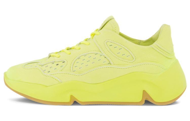 Ecco Slip Resistant Low Top Running Shoes Women's Yellow
