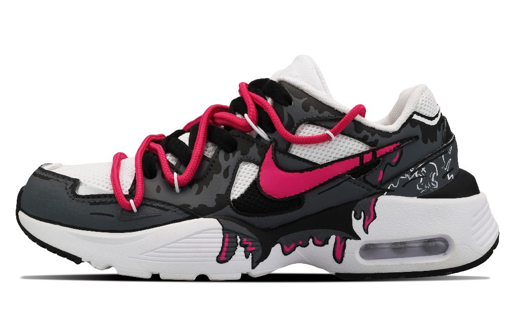 Nike Air Max Fusion Low-Top Running Shoes Women's Black Pink