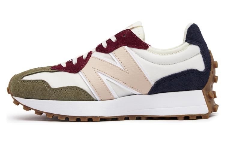 New Balance 327 White Green Red Women's