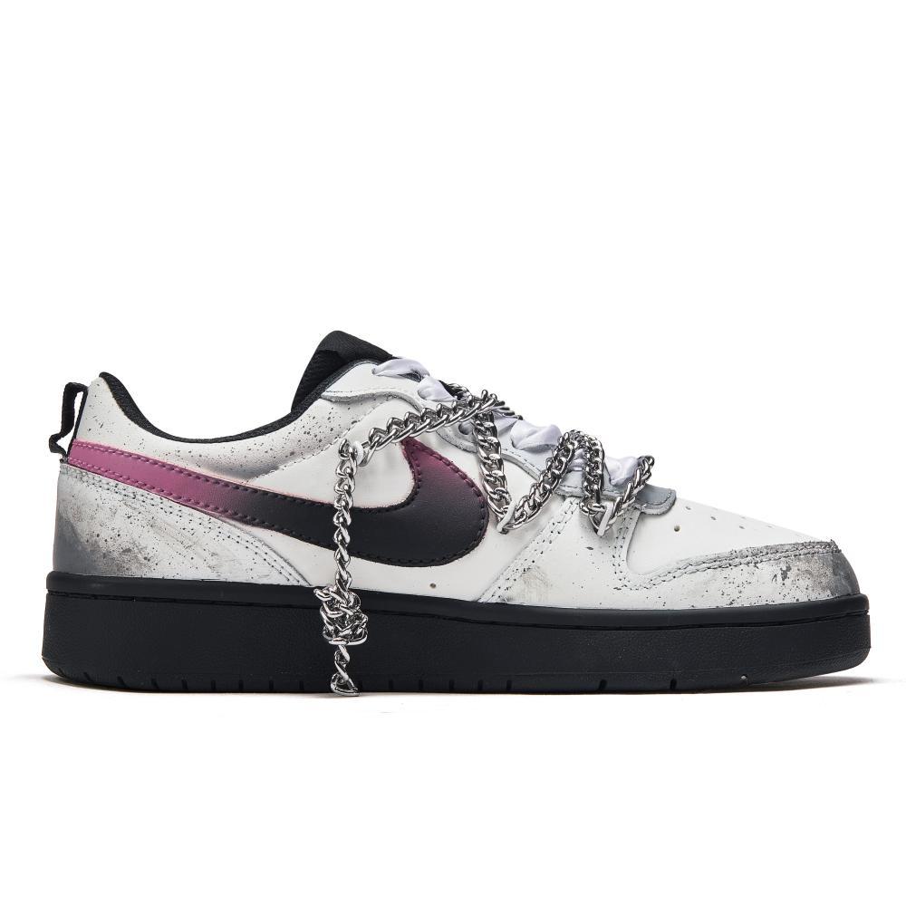 Nike Court Borough Skateboard Shoes Women's Low top Gray/Pink купить в интернет-магазине Yoocart с быстрой доставкой по России.