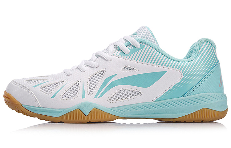 LiNing Storage Cushioning Support Balance Low Top Training Shoes Women's White Blue