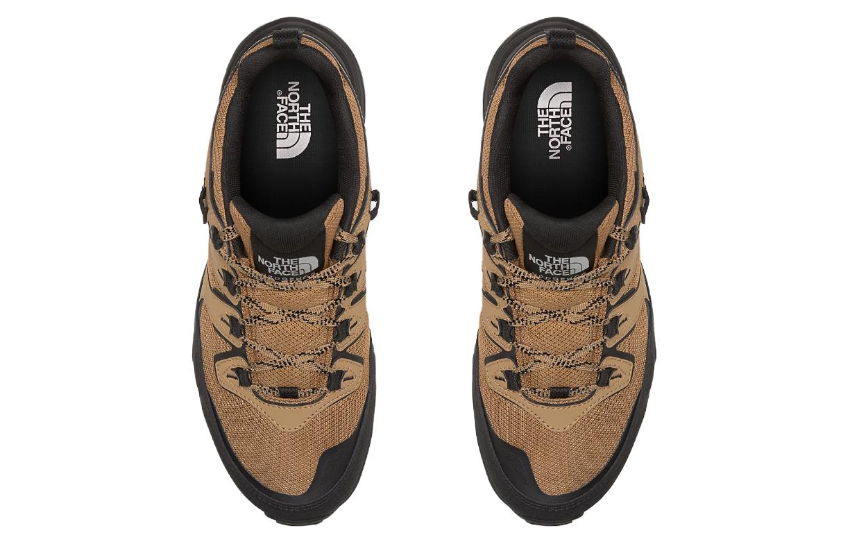 THE NORTH FACE Anti-Slip And Wear-Resistant Water-Resistant Low-Top Trekking Shoes Men's Brown Black купить в интернет-магазине Yoocart с быстрой доставкой по России.