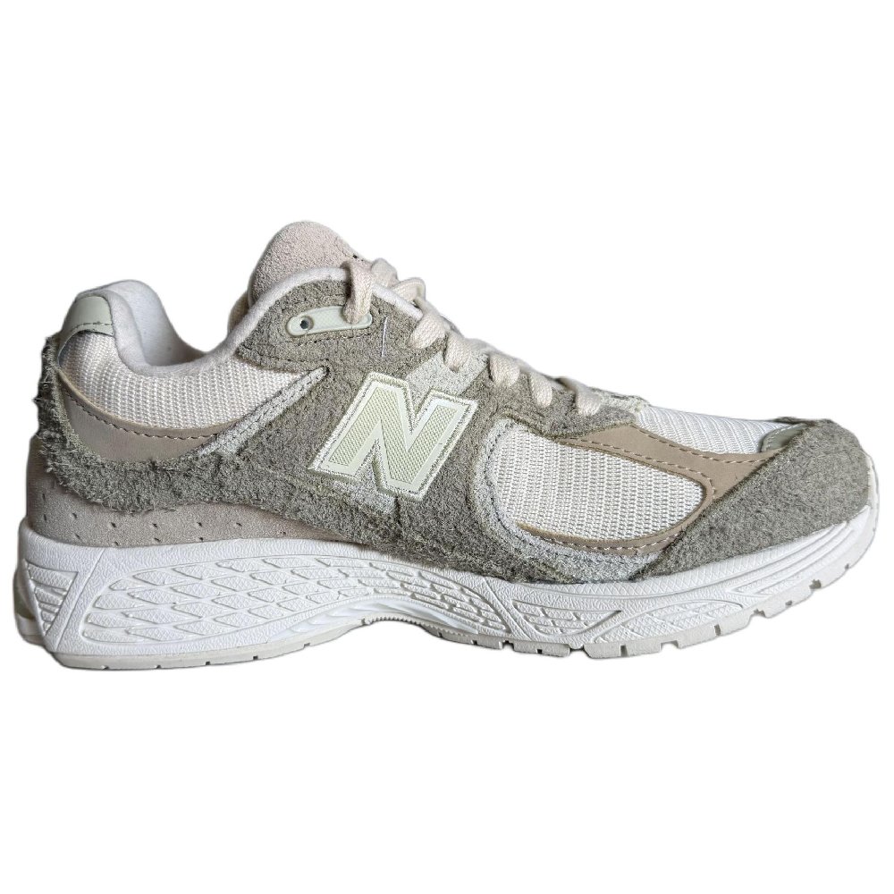 New Balance NB 2002R Low Top Casual Running Shoes Unisex White Green Loose Fit