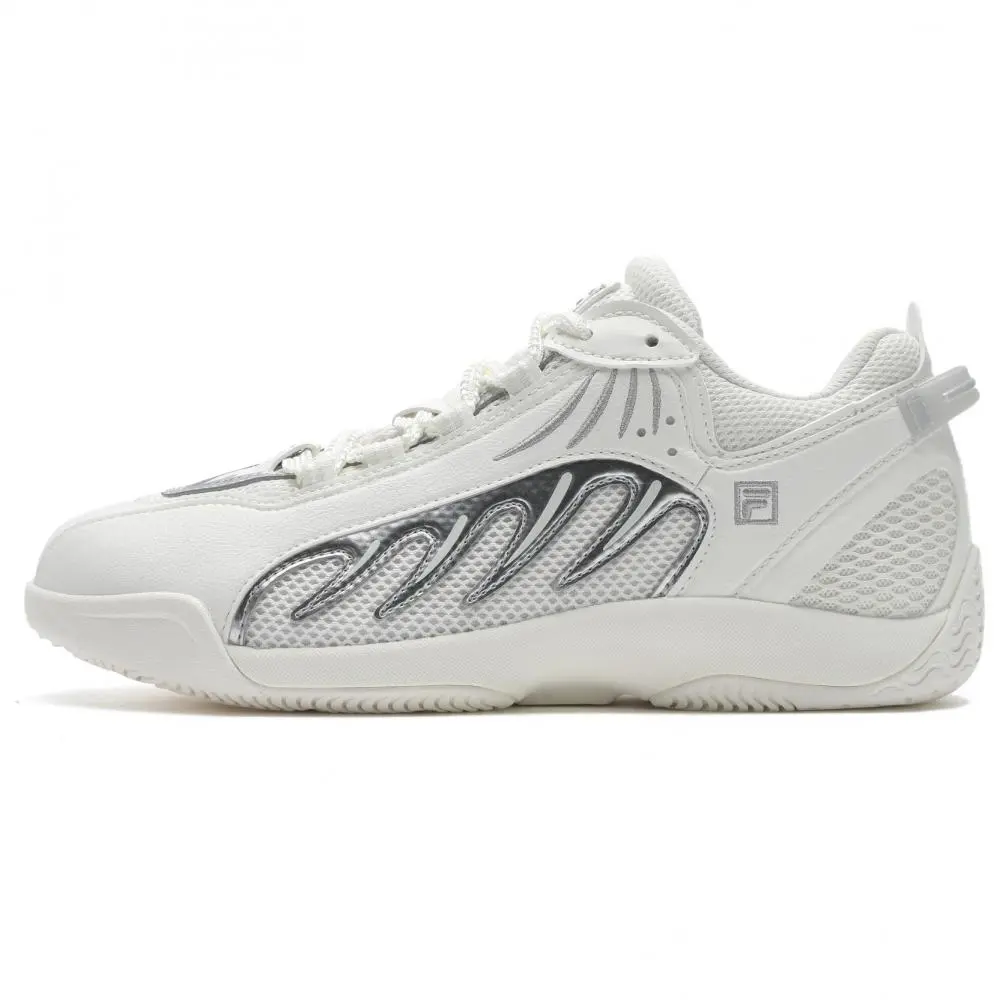 FILA ADE2025 Breathable And Lightweight Low Top Casual Shoes Women's White Silver