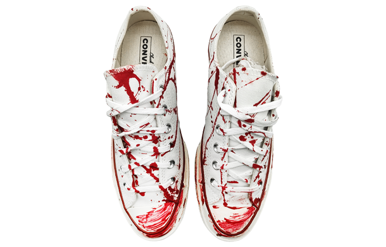 Converse 1970s Chuck Taylor Low-Top Canvas Shoes Unisex White Red купить в интернет-магазине Yoocart с быстрой доставкой по России.