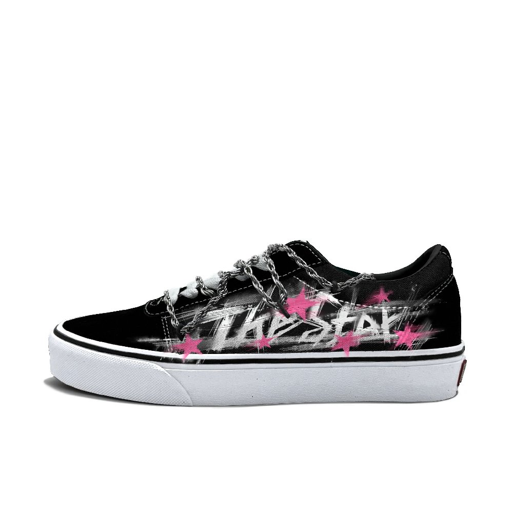 Vans Ward Abrasion Resistant Low Top Skateboard Shoes Men's Pink