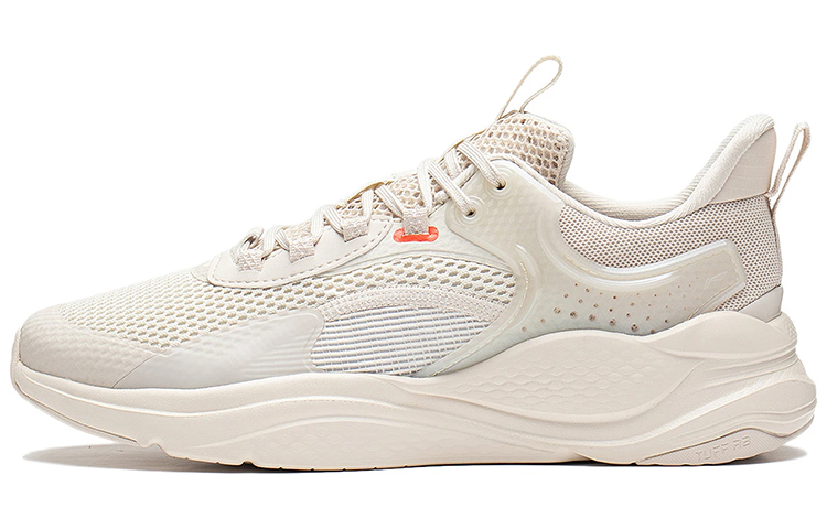 LiNing Liuyun Cushioning, Slip Resistant, And Abrasion Resistant Low Top Casual Shoes Women's Pearl White