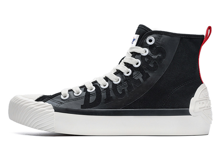 Dickies Canvas Shoes Unisex High-Top Black
