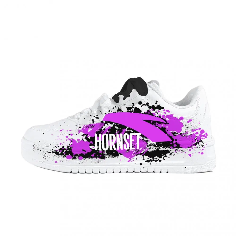 Anta Relaxed Slip Resistant Abrasion Resistant Low top Skateboard Shoes Unisex White