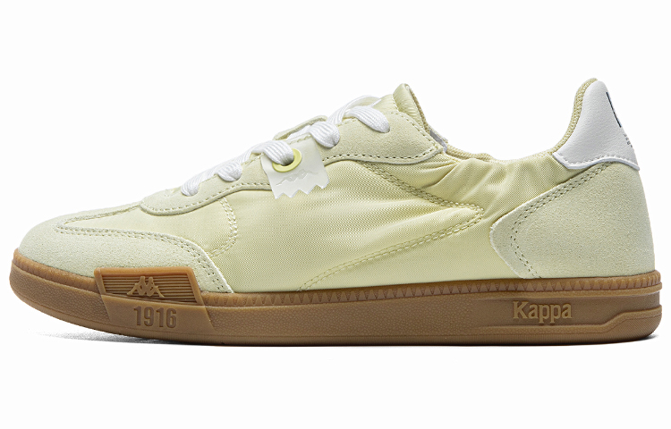 Kappa Low Top Skateboard Shoes Women's Yellow White