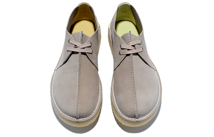 CLARKS ORIGINALS x LI NING 1990 Desert Wanderer Xing'er Low top Sports Casual Shoes Men's Yellow купить в интернет-магазине Yoocart с быстрой доставкой по России.