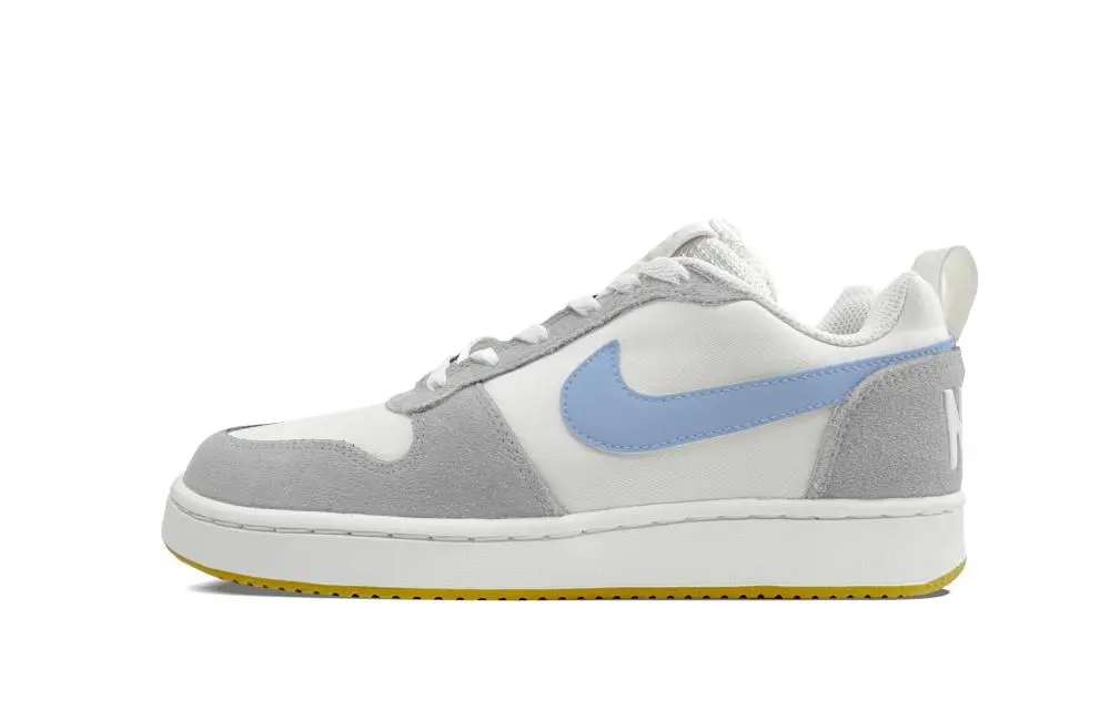 Nike Court Borough PRM Skateboard Shoes Men's Low top Gray/Blue/White