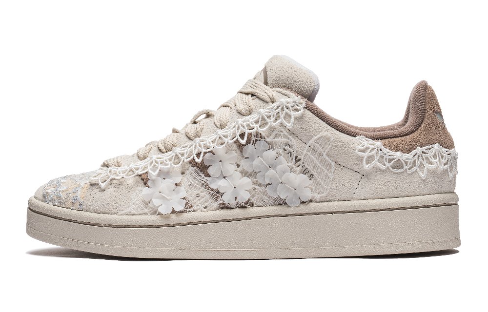 Adidas Originals Campus Low-Top Skateboard Shoes Women's White