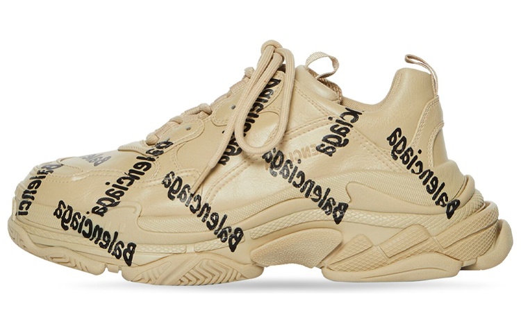 Balenciaga Triple S Logotype 'Beige'