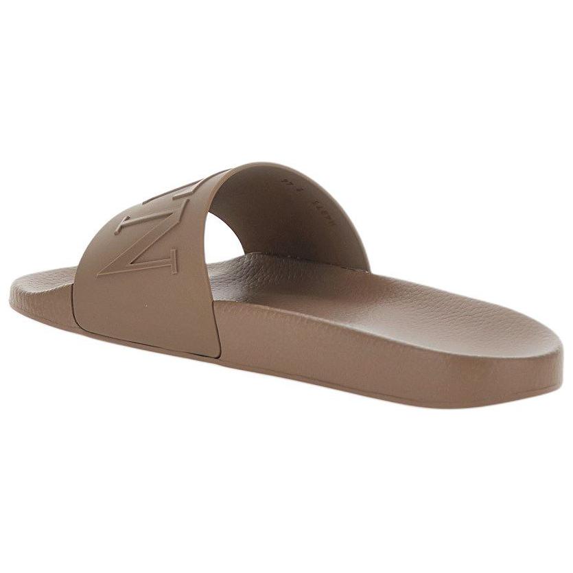 Valentino Vltn Logo Embossed Slip On Slides