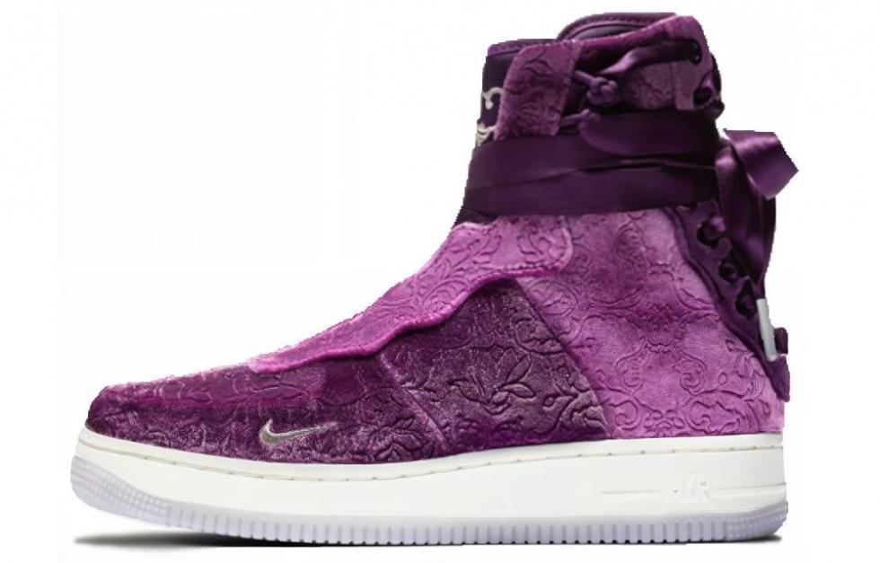 Nike Air FORCE 1 Кроссовки для скейтбординга Высокие Женские