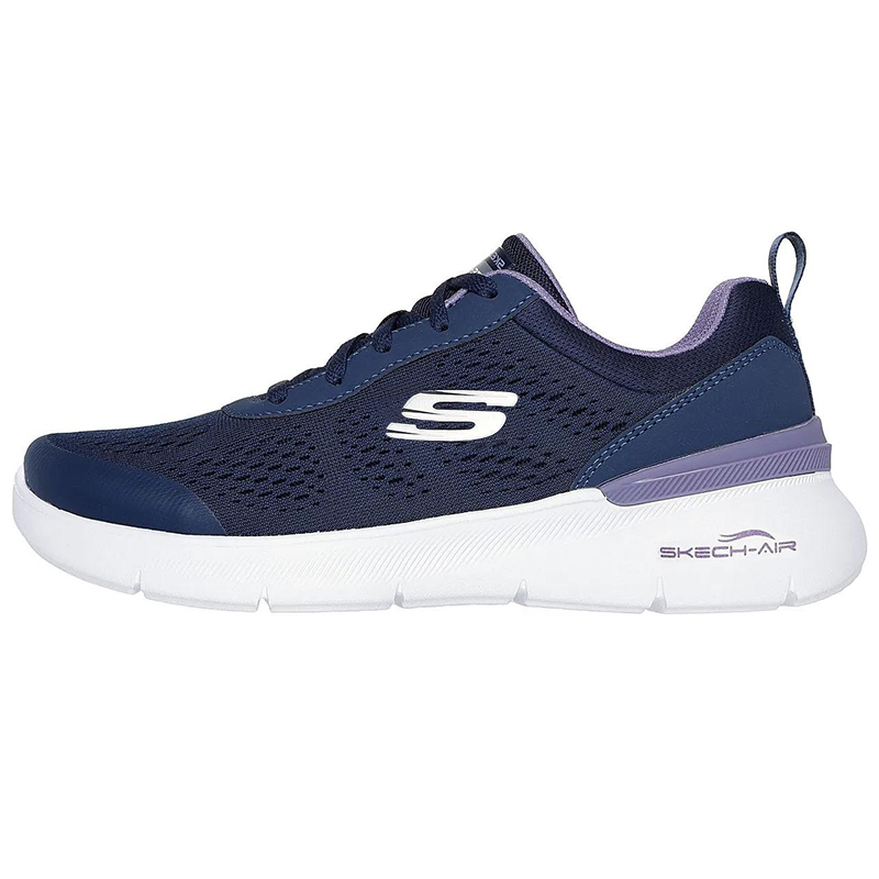 Skechers Sport Anti Slip Wear Resistant Low Top Casual Shoes Women's Marine Blue