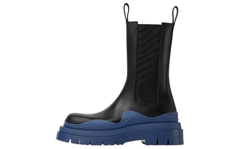Bottega Veneta Tire Boots Black Blue