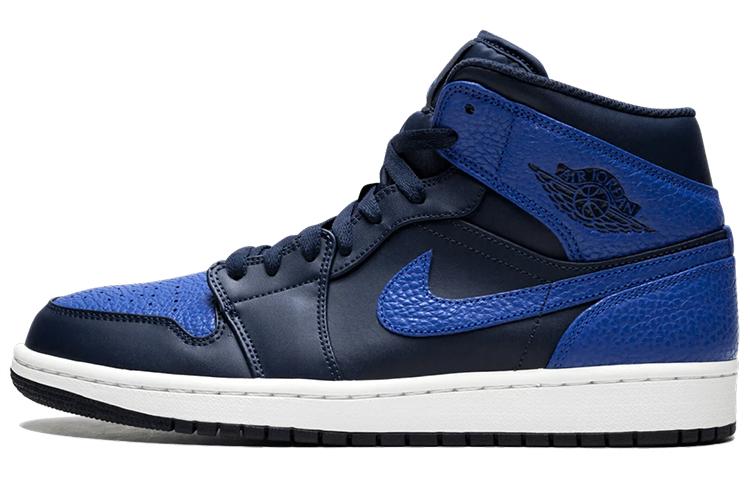 Jordan 1 Mid Obsidian Game Royal