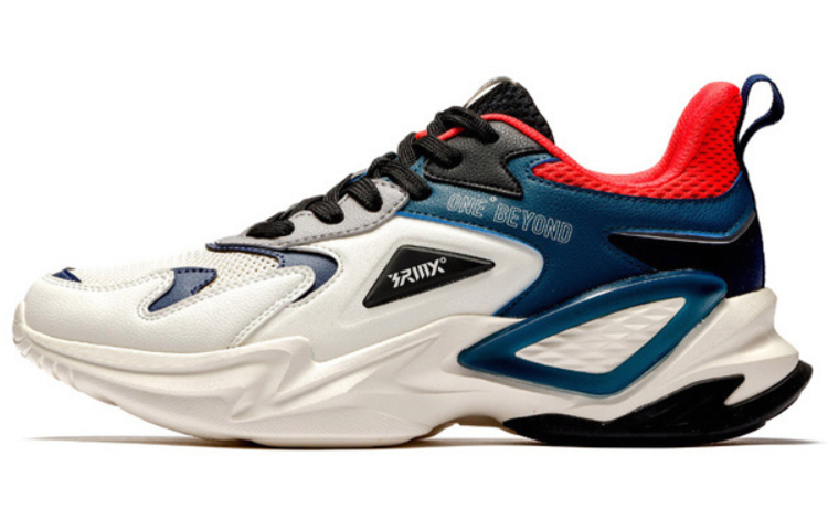 361° NFO Shock Absorbers With Slip Resistant Features Low Top Chunky Sneakers Men's Ink Teal