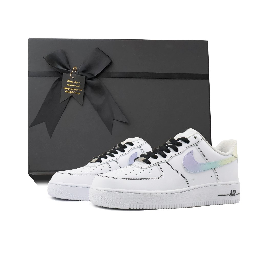 Nike Air Force 1 Skateboard Shoes Unisex Low Top White, Black