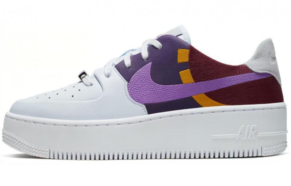 Nike Air FORCE 1 Кроссовки для скейтбординга Низкие Женские