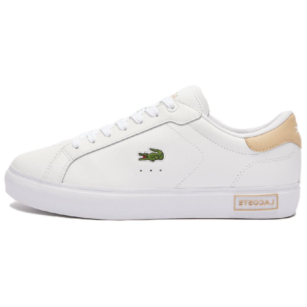 LACOSTE Powercourt Low-Top Skateboard Shoes Women's White