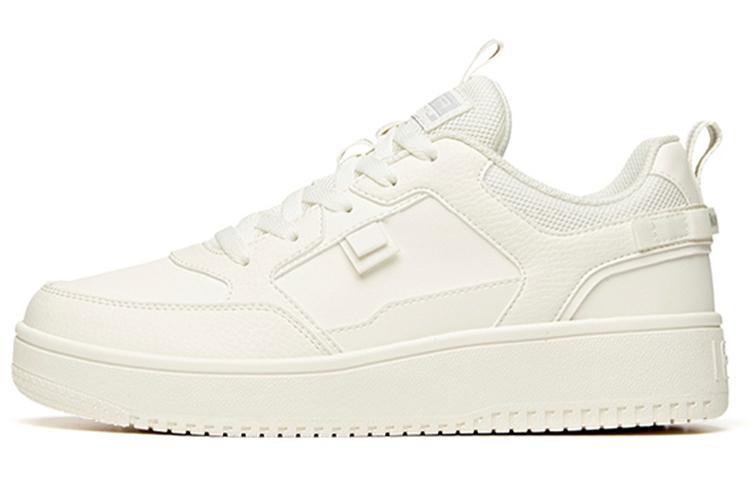 Anta Life Collection Anti-Slip Wear-Resistant Low-Top Skateboard Shoes Women's Ecru