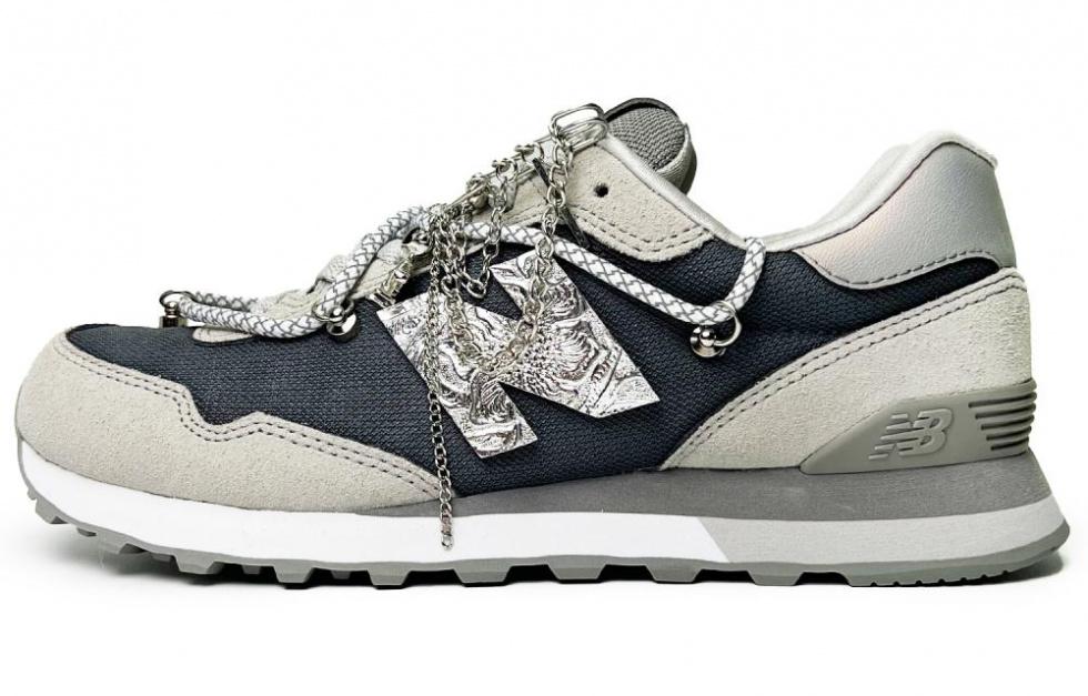 New Balance NB 515 Cushioning Anti-Slip Wear-Resistant Breathability Low-Top Running Shoes Women's Gray Silver
