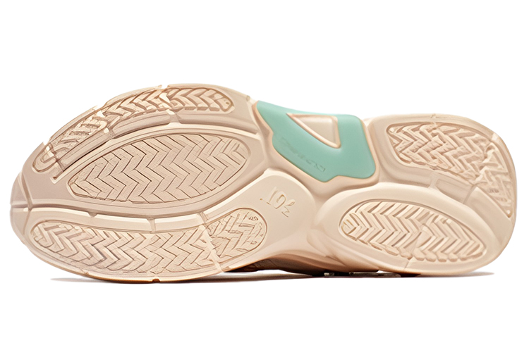 361° Cushioning Breathable Lightweight Abrasion Resistant Slip Resistant Low Top Running Shoes Women's Ivory White