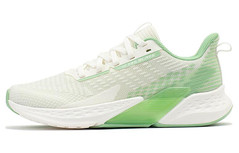 361° Cushioning Anti-Slip Wear-Resistant Breathability Low-Top Running Shoes Women's White Green