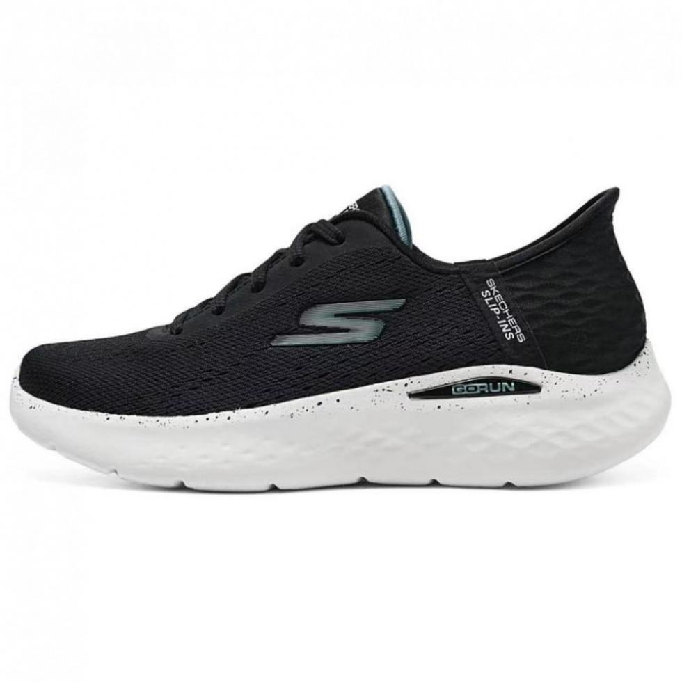 Skechers WOMEN'S GO Series Anti-Slip Wear-Resistant Low-Top Casual Running Shoes Women's Black White