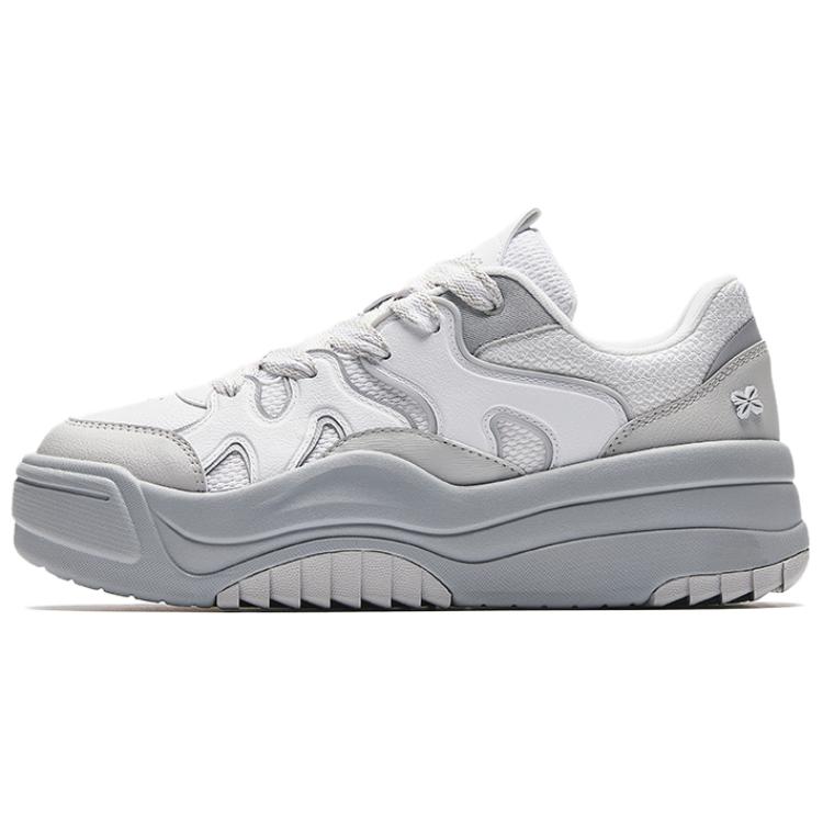 ANTA Wave Skateboard Shoes Women's Low top Pure White Lime