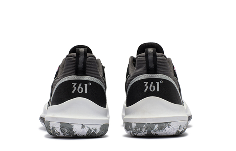 361° DVD Team Cushioning Anti-Slip And Wear-Resistant Low-Top Basketball Shoes Men's Obsidian Black
