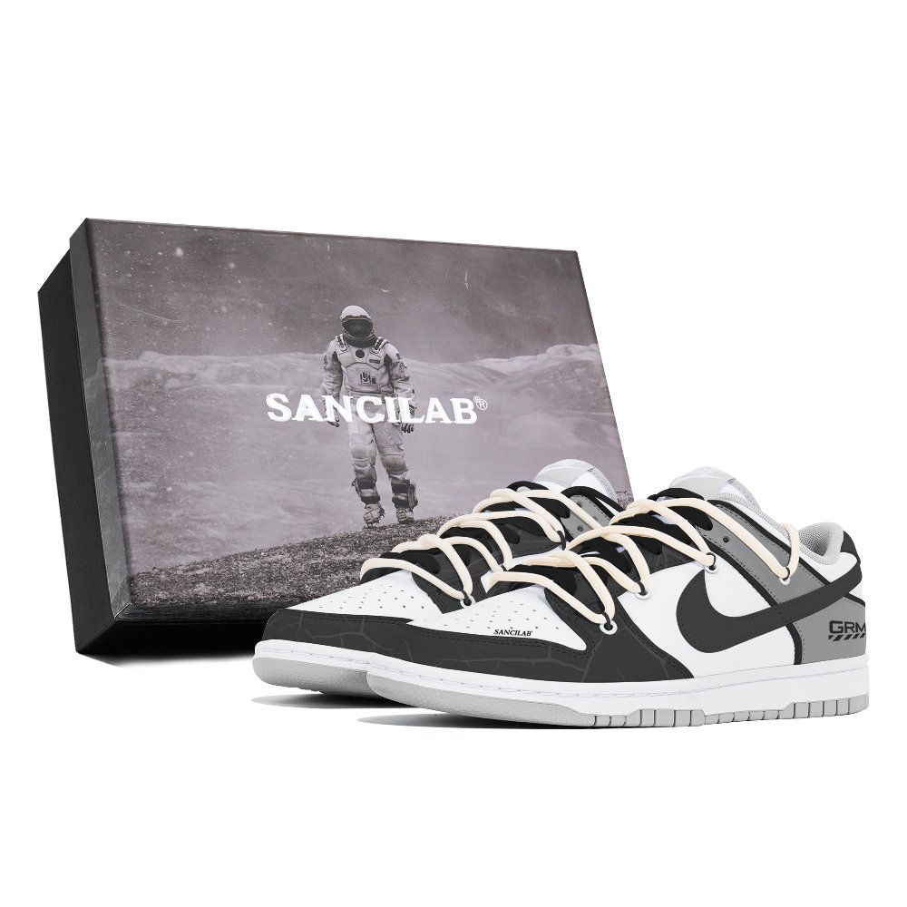 Nike Dunk Skateboard Shoes Unisex Low-Top Black